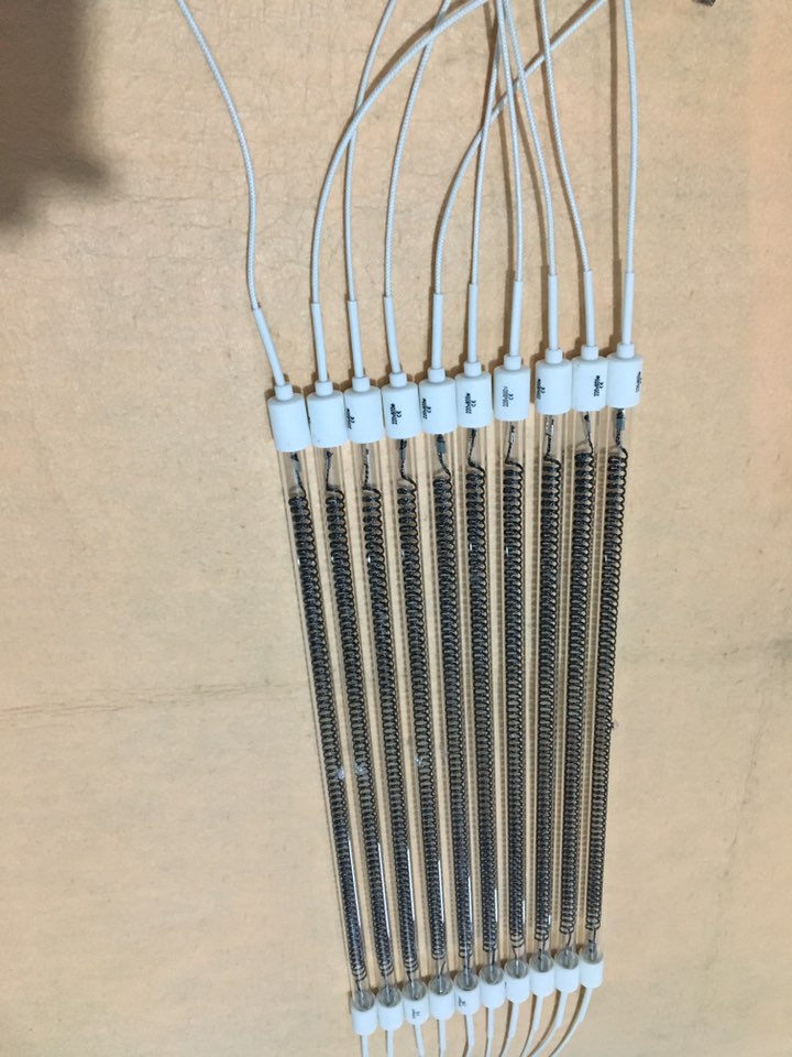 660mm Carbon Fiber Infrared Heating Lamp 220v 1000w