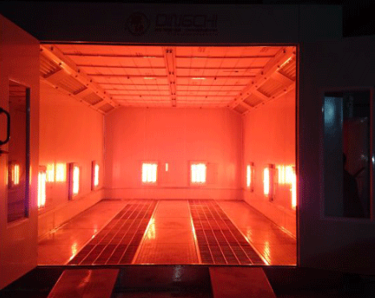 High temperature brake pad lamp
